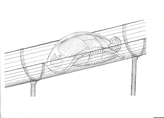 Elevated Bertelsen aeroduct Bertelsen aeromobile on bridge