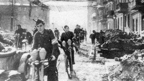 Bicycles with Panzerfausts